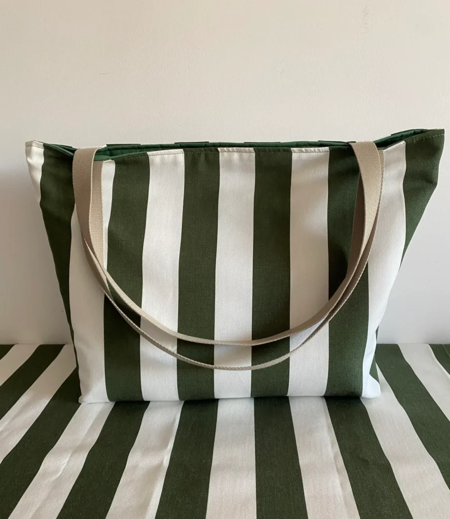 SAC SUNNY UNE POCHE RAYE VERT