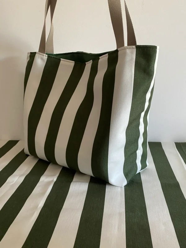 SAC SUNNY UNE POCHE RAYE VERT