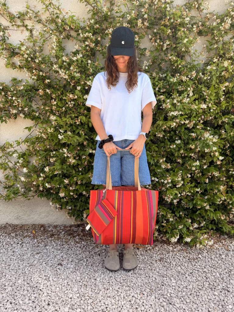 SAC RAYE BACHETTE MULTICOLORE