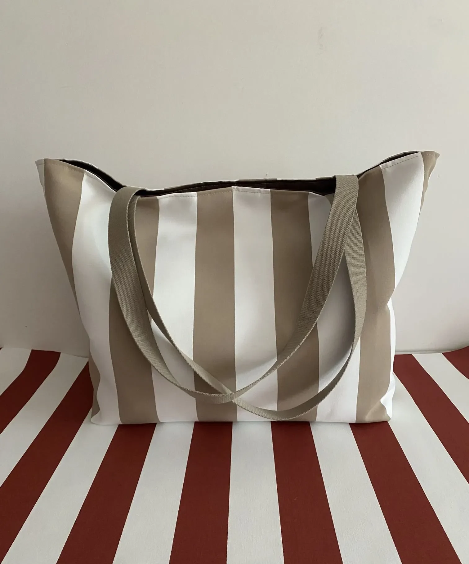 SUNNY BEIGE 1 POCHE ZIPPEE SABLE